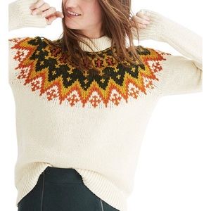 Madewell fair isle sweater